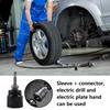 Electric Drill Jack Adapter Impact Wrench Adapter Car Repair Jack Socket Vehicle Maintenance Lifting Tool Labour Saving Gear