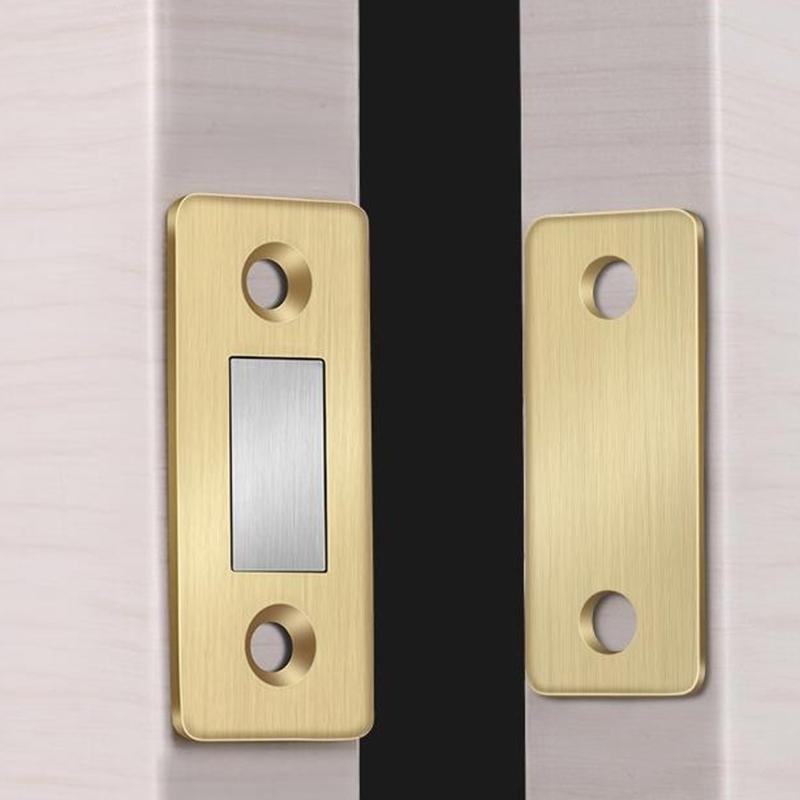 Heavy Duty Stainless Steel Magnetic Cabinet Door Catches Adhesive Drawer Magnets Magnetic Door Holder for Cabinets