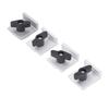 4pcs With Knobs Woodworking Stop Block Short Block Universal Stop Block  For Routing