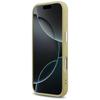 Guess Glitter Triangle Logo Magsafe Case For Iphone 17 Pro Gold Protection