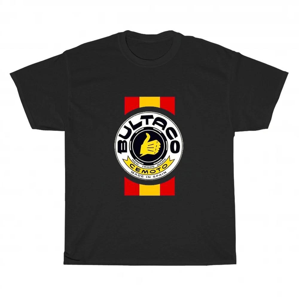 New Bultaco Cemoto Spain Motorcycle logo Unisex T-Shirt Funny Size S to 5XL XS