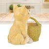 Cute Dog Ornament Entry Key Storage Basket Puppy Statue for Living Room Entrance   Decoration