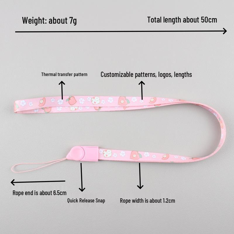 In-Stock Detachable Phone, Camera, ID Badge, Walkie-talkie & Fan Lanyard for Kids