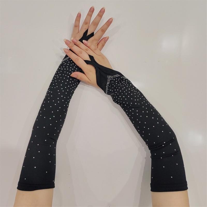 Nachtclub-Handschuhe für Damen und Mädchen für Mottoparty Bequem zu tragen Elastische Dehnbare Ärmel Handschuhe