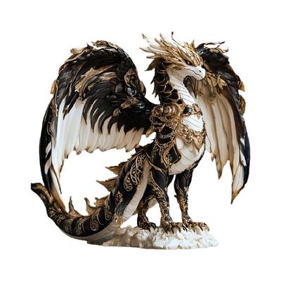 Acryl Drache Drachenstatuen Figuren Tierfiguren Skulpturen Mittelstücke Dekorative Ornamente für Zuhause Büro
