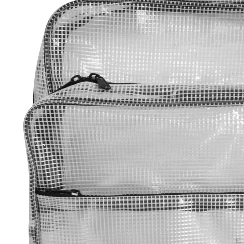 Computer Backpack Stylish Cleanroom Engineer Tool Bag Multi Use Transparent