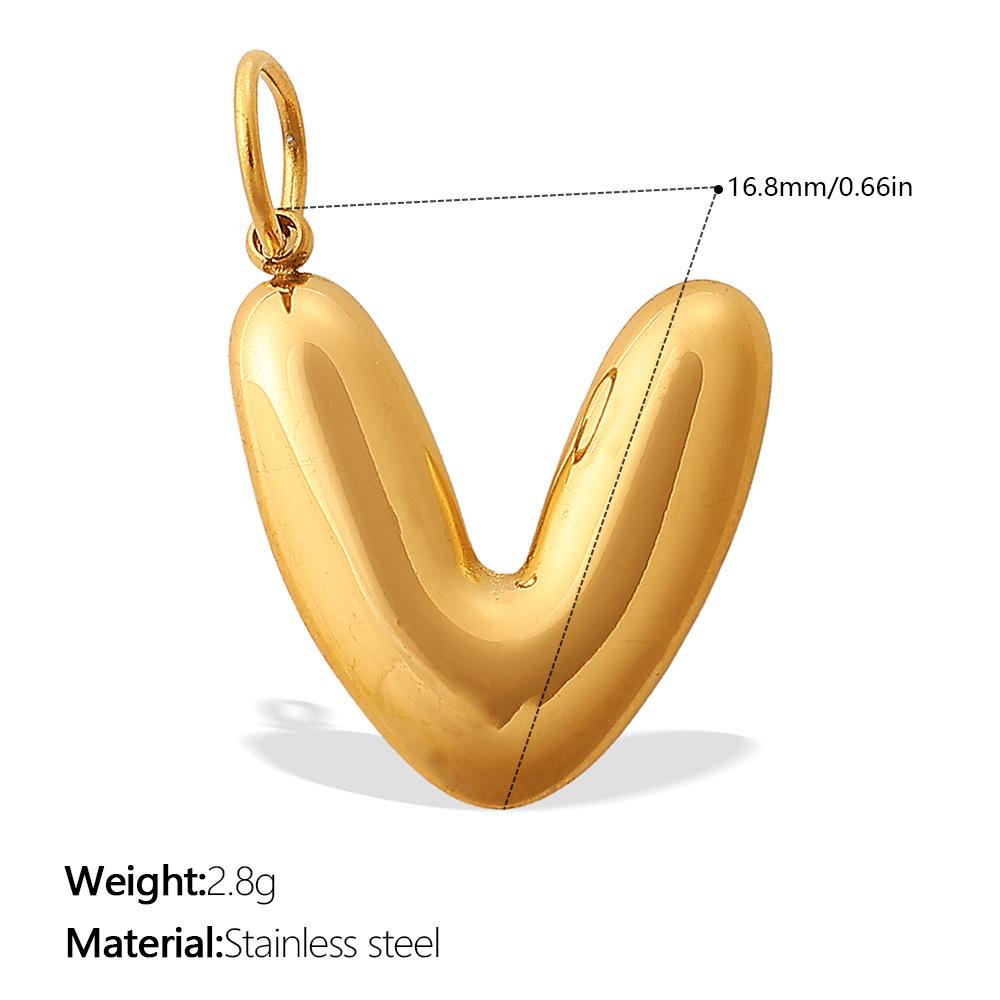 Mode Gold Persönlichkeit DIY Anhänger Anhänger Muschel Fisch Liebe Armband Halskette Anhänger Zubehör