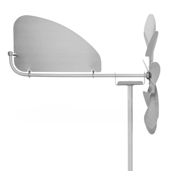 Stainless Steel Windmill Rust-resistant Wind Spinner Waterproof 360 Degree Rotating Windmill for Yard Lawn Decoration