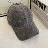 Vintage Washed Corduroy Ripped Baseball Cap Men Women Same Style Men Women Corduroy Ripped Dad Hat
