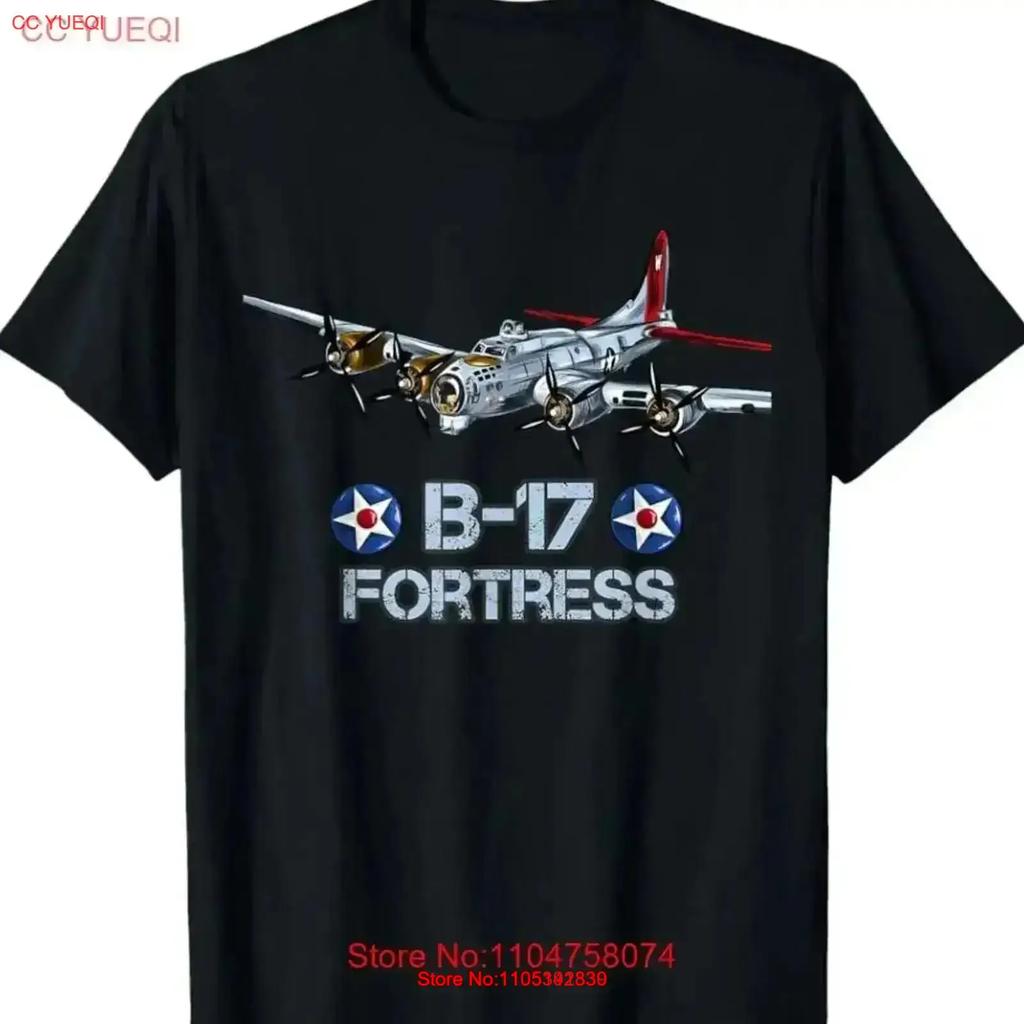 B 17 Flying Fortress Bomber T Shirt Size S 5xl Vintage Graphic Slightly Breathable Designer Clothes Comfortable Vintage