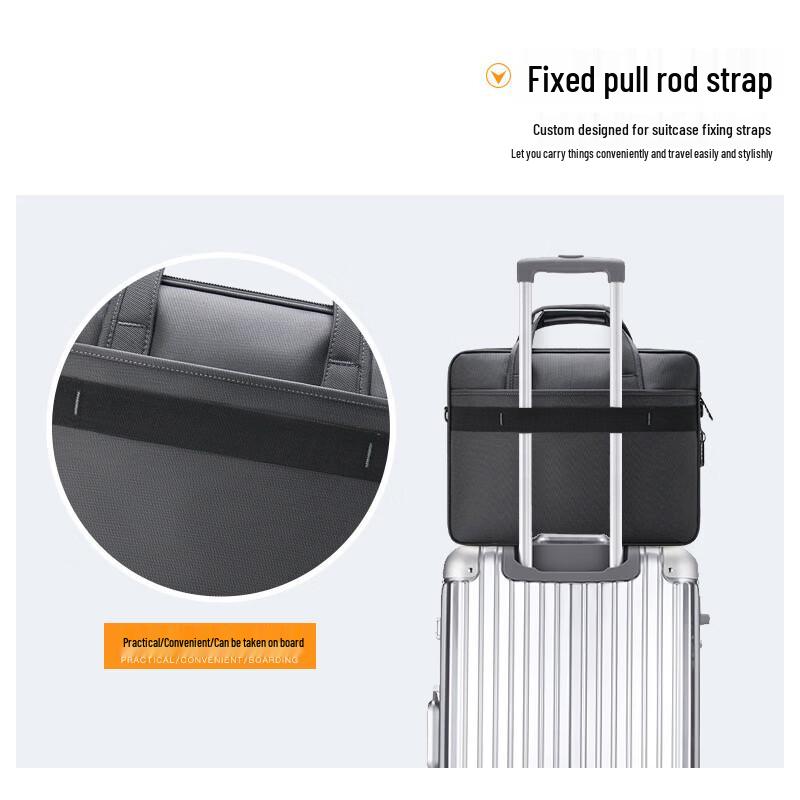 HOPECENT Men's Waterproof Business Laptop Briefcase