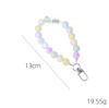 Candy Color Beaded Earphone Pendant - DIY Jewelry Accessories with Acrylic Beads for Phone and Bag Chains