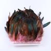 1 Meter Balck Rooster Hair Natural Feathers  Trim Fringe 13-18cm Ribbon for Sewing Clothing Party Decorations Craft Accessories
