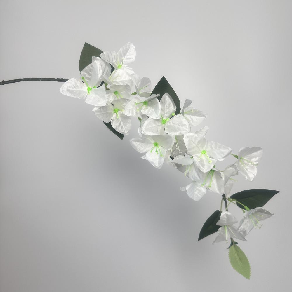 1PC Realistic Artificial Flowers UV Resistant Fake Silk Silk Bougainvillea Climbing Plant 80cm Long Trailing Bougainvillea Vines