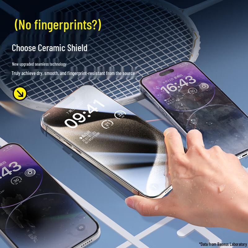 Baseus Ultra-Ceramic Tempered Glass Screen & Lens Protectors for iPhone