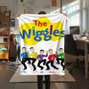 Coperta di Flanella con Stampa The Wiggles, Alta qualità, Confortevole per Tutte le Stagioni, Decorazione per la Casa, Calore e Comfort, Perfetta per Regali di Natale