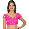 Women's Silk Blend Ethnic Blouse Indian Pakistani Wedding Party Wear Choli Dress