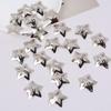 50PCS Y2K Silver Star Hair Clips for Girls Filigree Star Metal Snap Clip Women Simple BB Hairpins Barrettes Hair Accessories