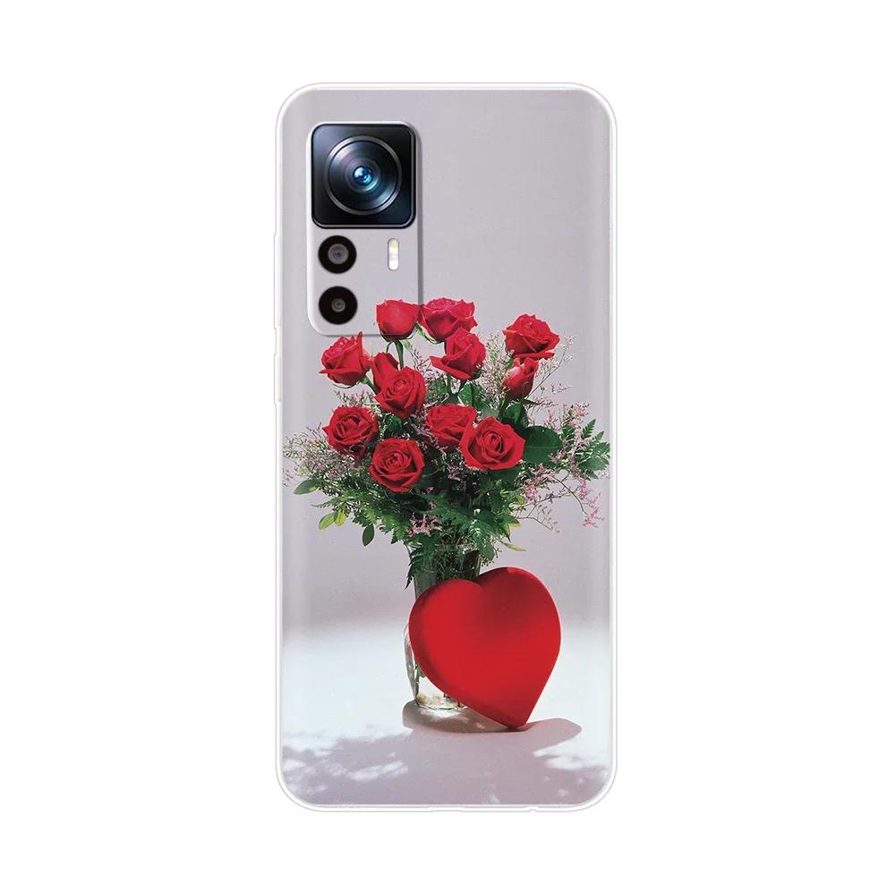 For Xiaomi 12T Pro Case Silicone Fashion Painted Soft Phone Case For Xiaomi 12T Case Back Cover For Xiomi Mi 12T Pro 12 T Bumper