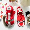 Small Medium Large Dog Christmas Pet Supplies Clothes Teddy Cotton Clothes Autumn and Winter Elk Cat Cat Dog Clothes