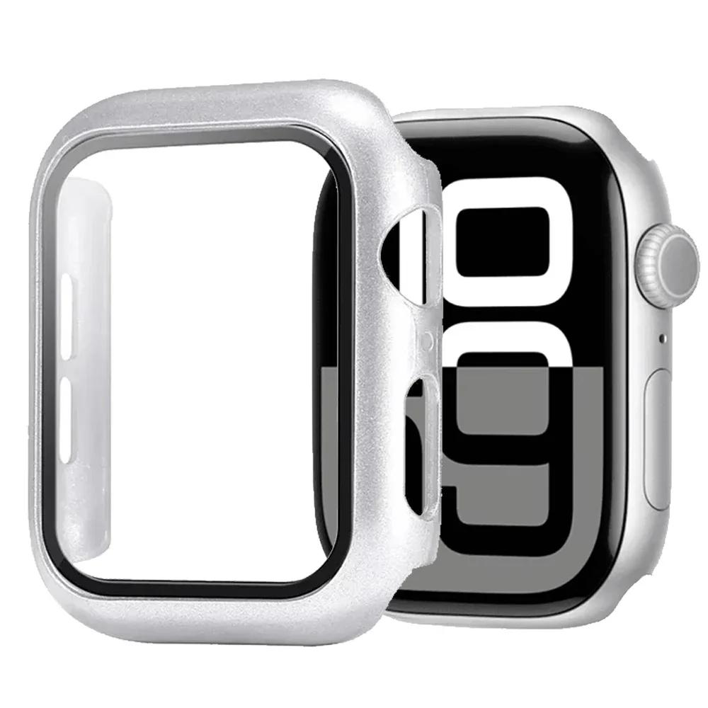 Tempered Glass+Cover For Apple Watch 11 10 46mm 42mm Ultra 3/2 49mm Screen Protector Case iWatch Series 9 8 7 6 5SE 45mm 44 40mm