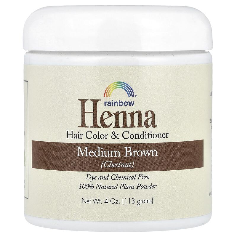 Henna, Hair Color & Conditioner, Medium Brown (Chestnut), 4 oz (113 g)