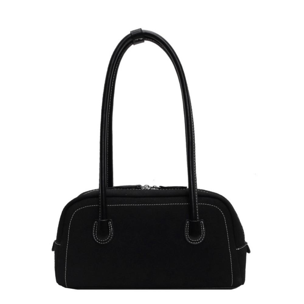 Aesthetic Faux Suede Bag Vintage Single Shoulder Bag Fashion Underarm Bag  Commute