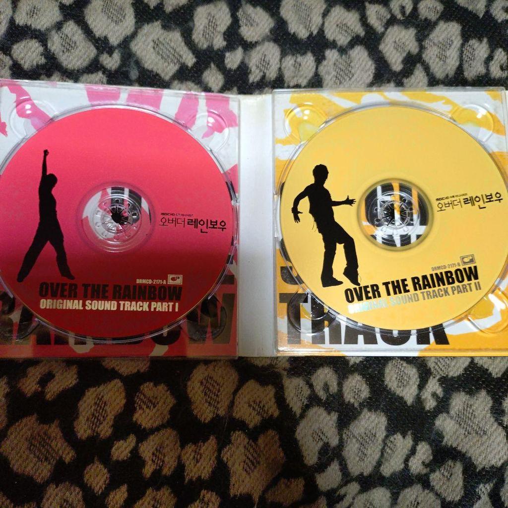 [USED] Rare Korean Drama Soundtrack CD "Over the Rainbow" CD Fany