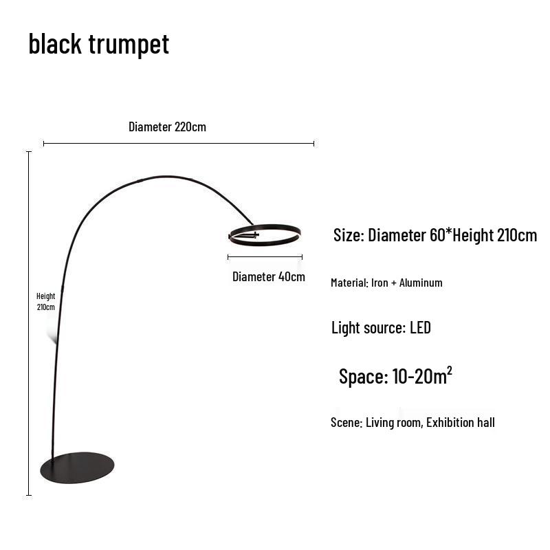 Nordic Minimalist Post-Modern Floor Lamp for Living Room - Creative Vertical Sofa Lighting with Luxury Design