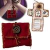 Portable Exquisite Cross Shrine Pocket Spiritual Cotton Ceremony Multi Tool Gift Handmade Praye B3V4