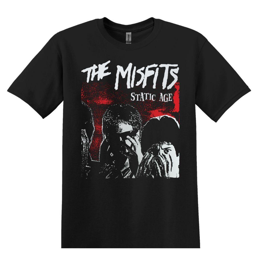 Misfits Static Age Панк, Рок, Футболка группы Черный S-3XL L