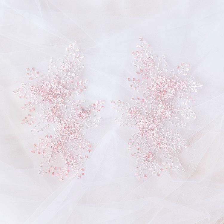 Embroidery Car Bone Lace Lace Book White, Bridal Headgear Handmade Diy Material, Wedding Dress Decoration Accessories