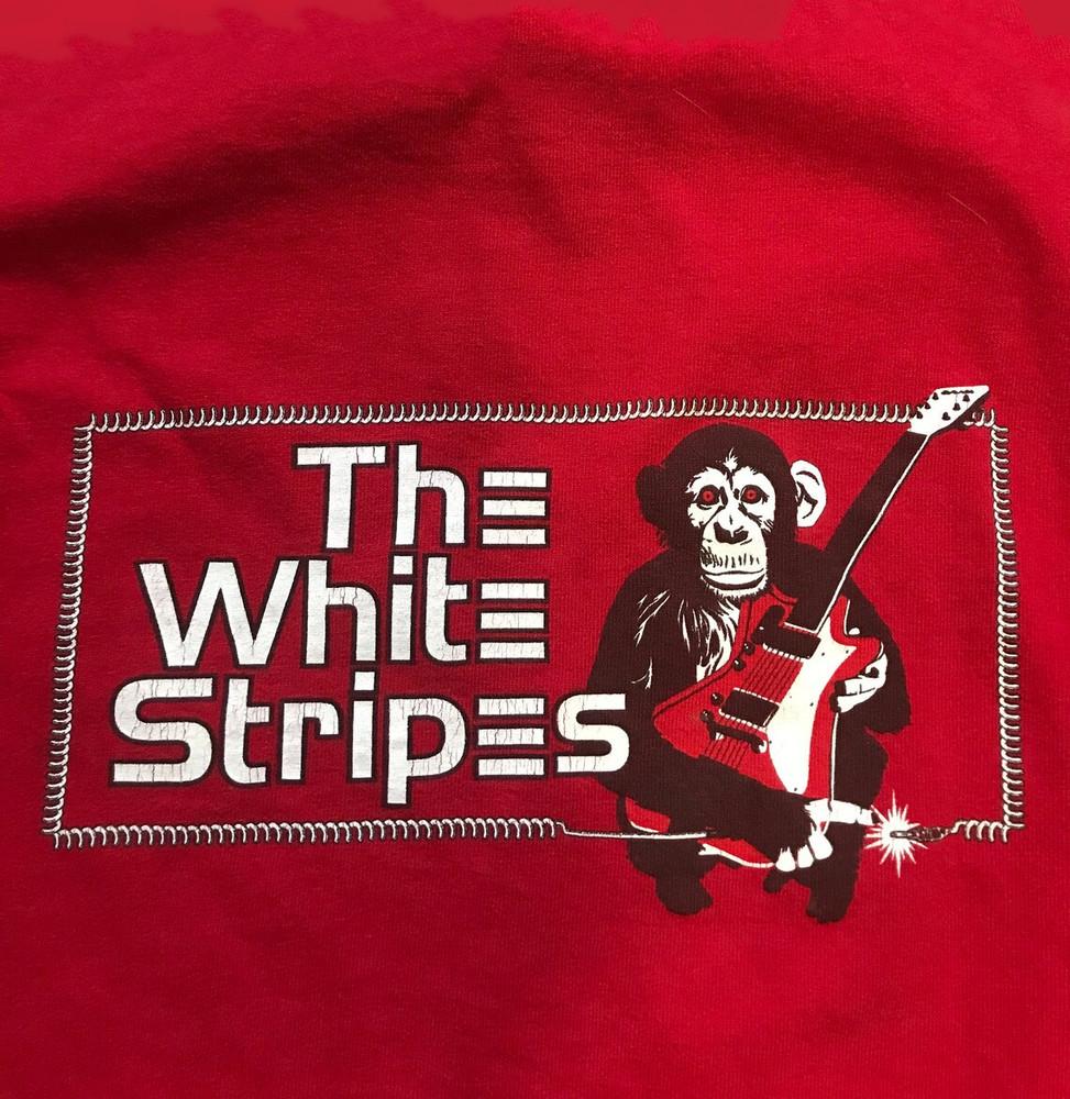 The White Stripes Band Monkey Funny Gift For Fan Tshirt Tee S to 5XL QT1447 Unisex T-Shirt S