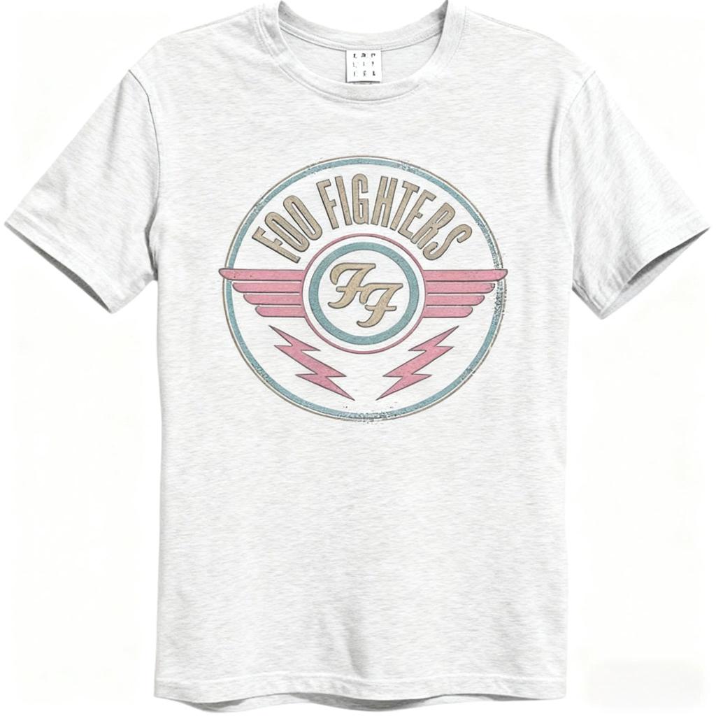 Rock Y2k Harajuku Casual Fashion Tops Foo Fighters Cotton Shortsleeved Tshirt Round Neck Breathable Street Trend Teea Unisex