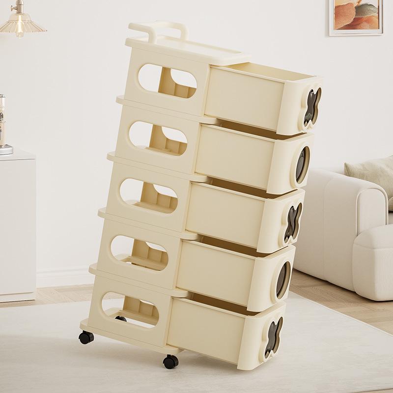 Cartoon Stackable Storage Cabinet for Bedroom