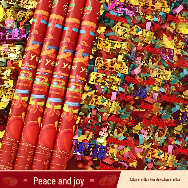 New Year Celebration Handheld Party Poppers