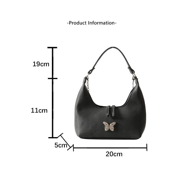 Fashion Korean Style Handbag 2024 Spring New Versatile Instagram One Shoulder Underarm Bag Dumpling Bag for Women