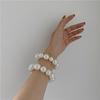 Romantic Pearl Hair Tie & Rope: Versatile Headwear & Handwear for Women - Popular European & American Style