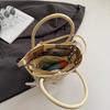Bag Women's Hollow Bucket Bag Fashion Versatile Handbag Casual Shoulder Messenger Bag Commuter Bag