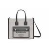 Freya Cotton With Calfskin Tote Bag Shopping Bag Shoulder Bag Crossbody Bag Handbags Mini Women's Black/Gray 80441421