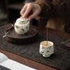 Yishengtang Hand Painted Orchid Incense Holder Small Creative Home Decor Chinese Style
