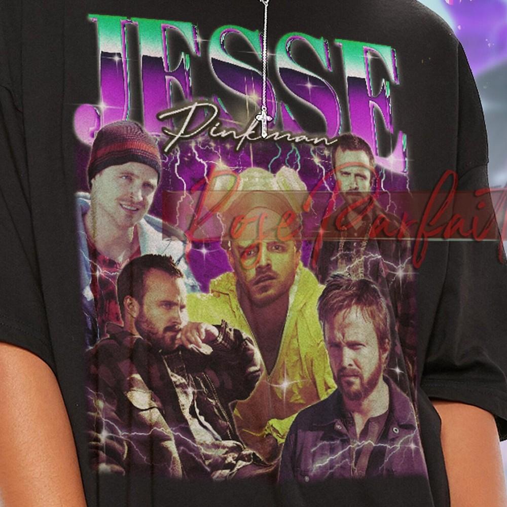 

JESSE PINKMAN Retro Vintage 90#039;s Tshirt Jesse Shirt Jesse Pinkman Vintage Te Unisex T-Shirt M