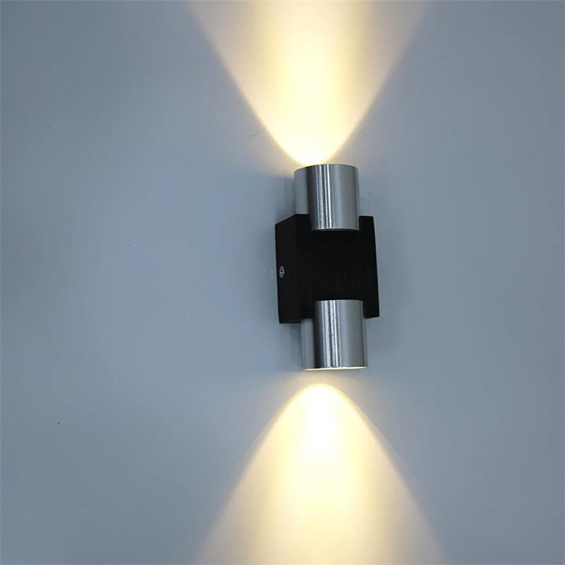 Modern Indoor 3W 6W LED Wall Lamp Aluminum Home Lighting Bedroom Living Room Decoration Aisle Corridor Wall Lights AC85-265V