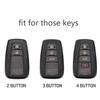 Przezroczyste Miękkie Etui na Kluczyk Fob Do Toyota Highlander Corolla TS 2021 Camry Land Cruiser Prado 150 Prius RAV4 Xa50 Akcesoria