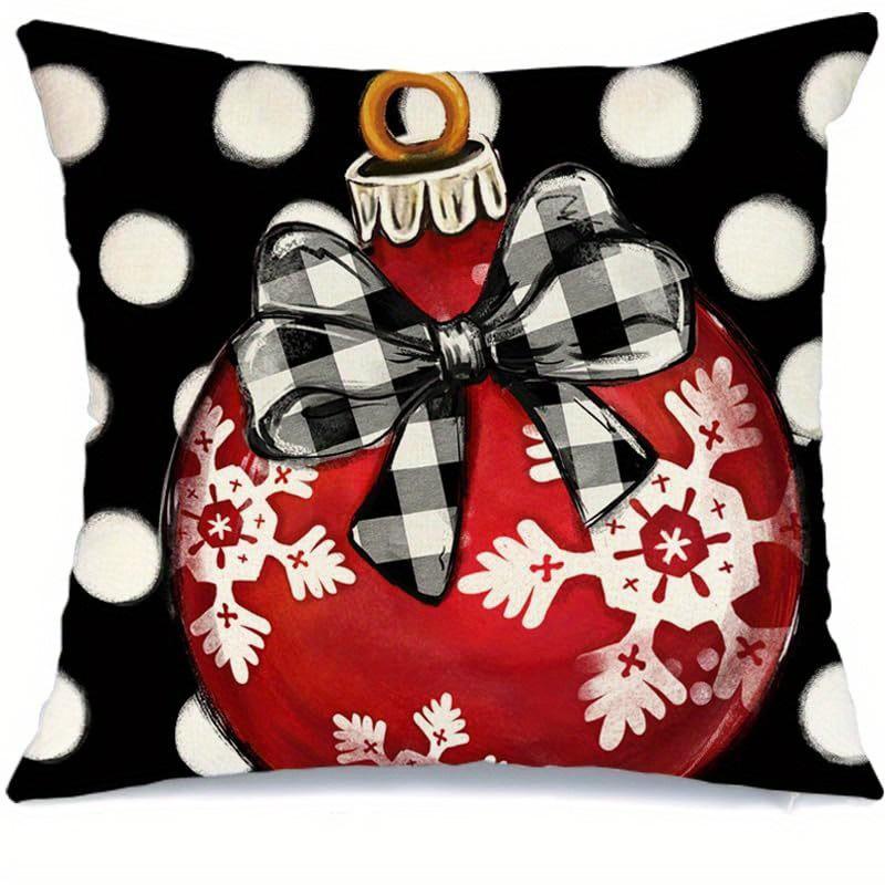 Festive Christmas Pillow Covers: Merry, Truck, Ornament, and Noel Designs! Sofas, Bedroom Pillow Covers, Holiday Gifts