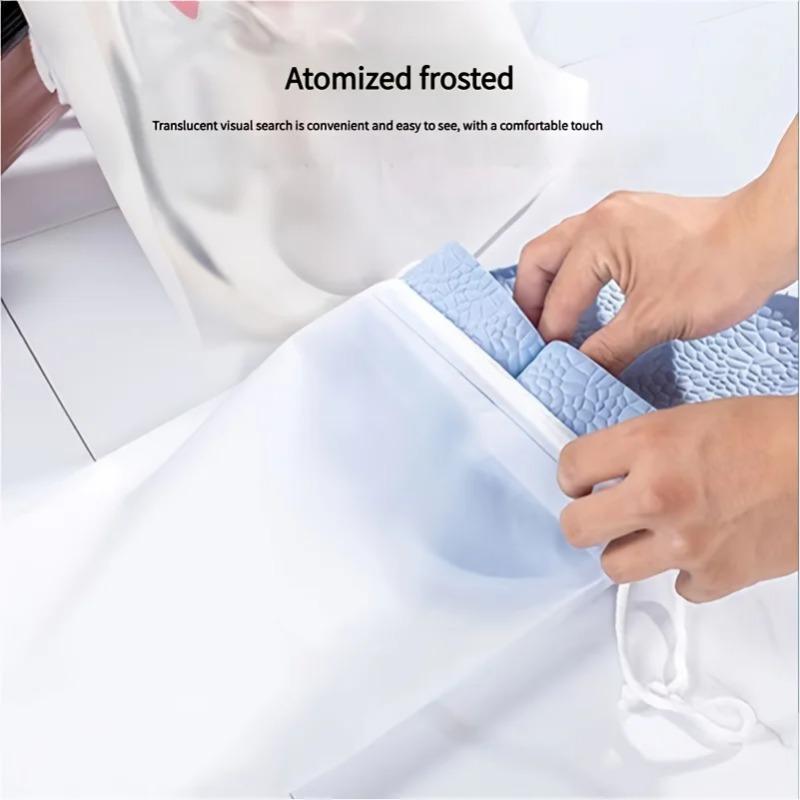 10/20Pcs Waterproof Drawstring Storage Bag, Ideal for Matte Travel and Finishing - Suitable for Clothes, Shoes, Cosmetics