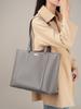High-Capacity Genuine Leather Women's Tote - 2025 Trendy Versatile Commuter Shoulder Bag