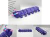 Luxurious 37cm Poppy Playtime Caterpillar Plush Toy Huggy Wuggy Purple Doll