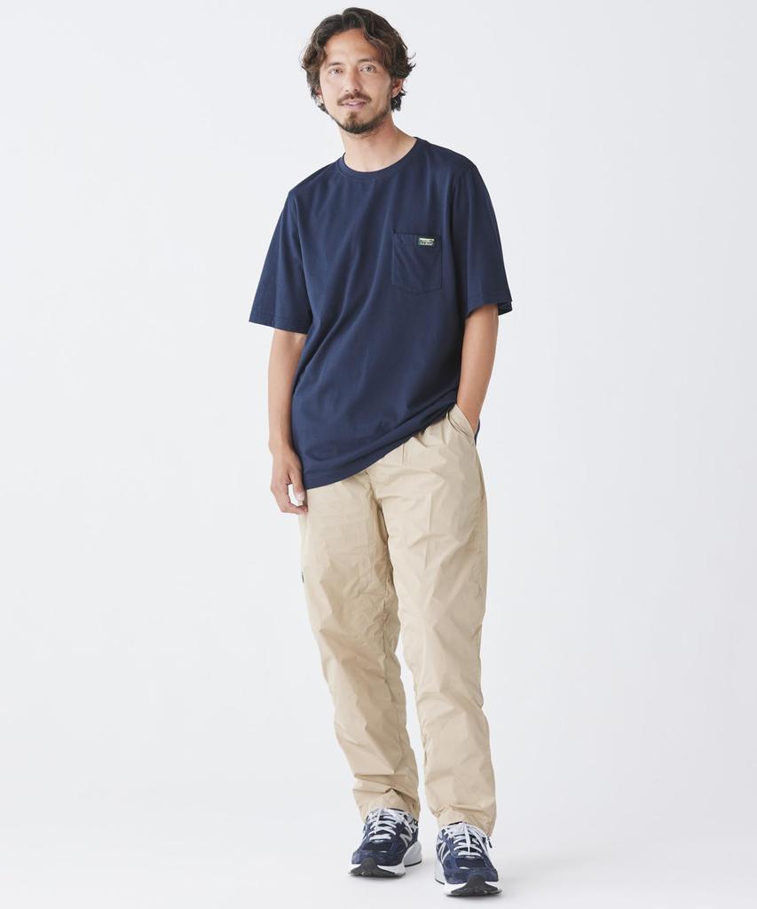 LL Bean Men's Japan Fit Carefree Unshrunkable Tee, Short Sleeve with Pocket, Katahdin Logo, White, XXL, Japan Fit, 1000035881