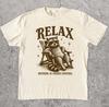 Relax Nothing Is Under Control Shirt, Vintage Retro Custom Raccoon Trash Panda Tee, Funny Sarcastic Meme Shirt, Unique Animal Lover Gift Top